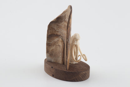 Carved woolly mammoth