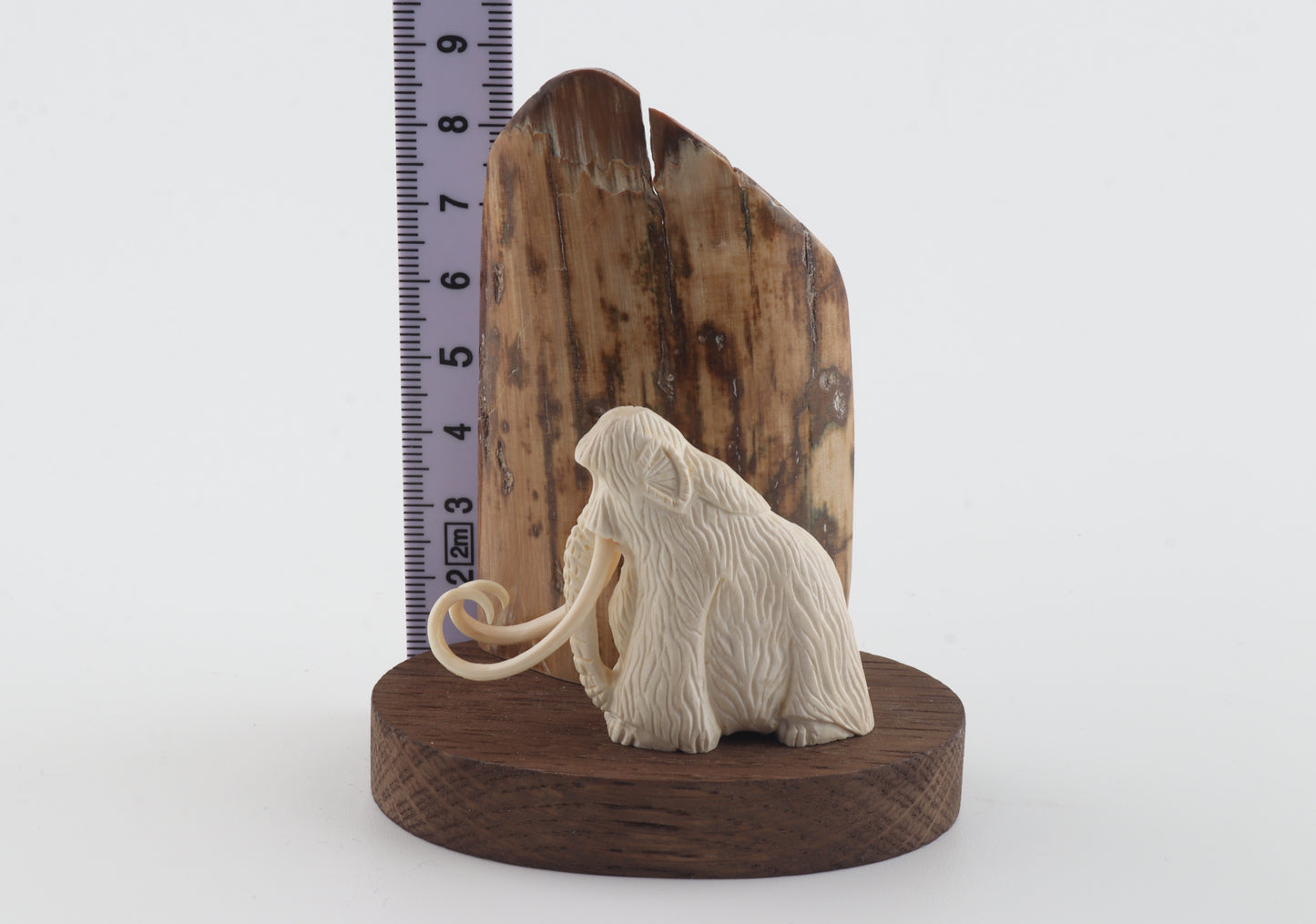 Carved woolly mammoth