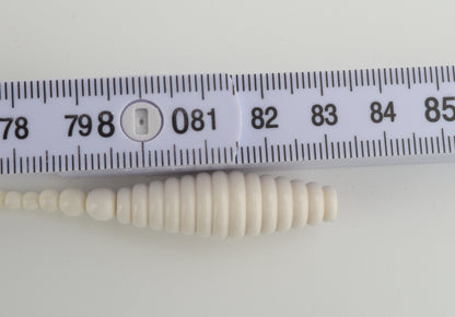 Mammoth Ivory Beaded Lariat Necklace