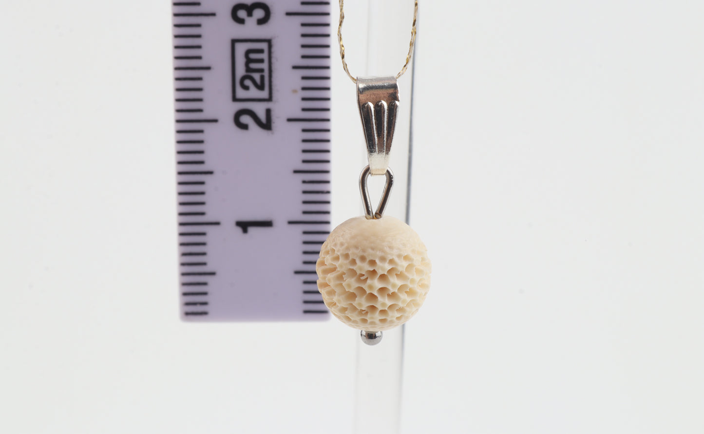 Carved Mammoth Ivory Pendant