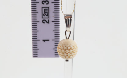 Carved Mammoth Ivory Pendant