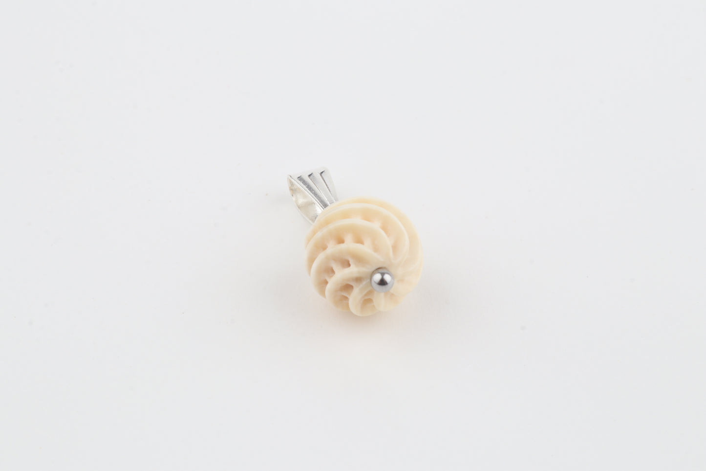 Carved Mammoth Ivory Pendant