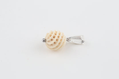 Carved Mammoth Ivory Pendant