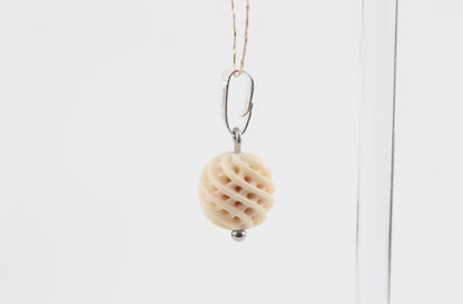 Carved Mammoth Ivory Pendant