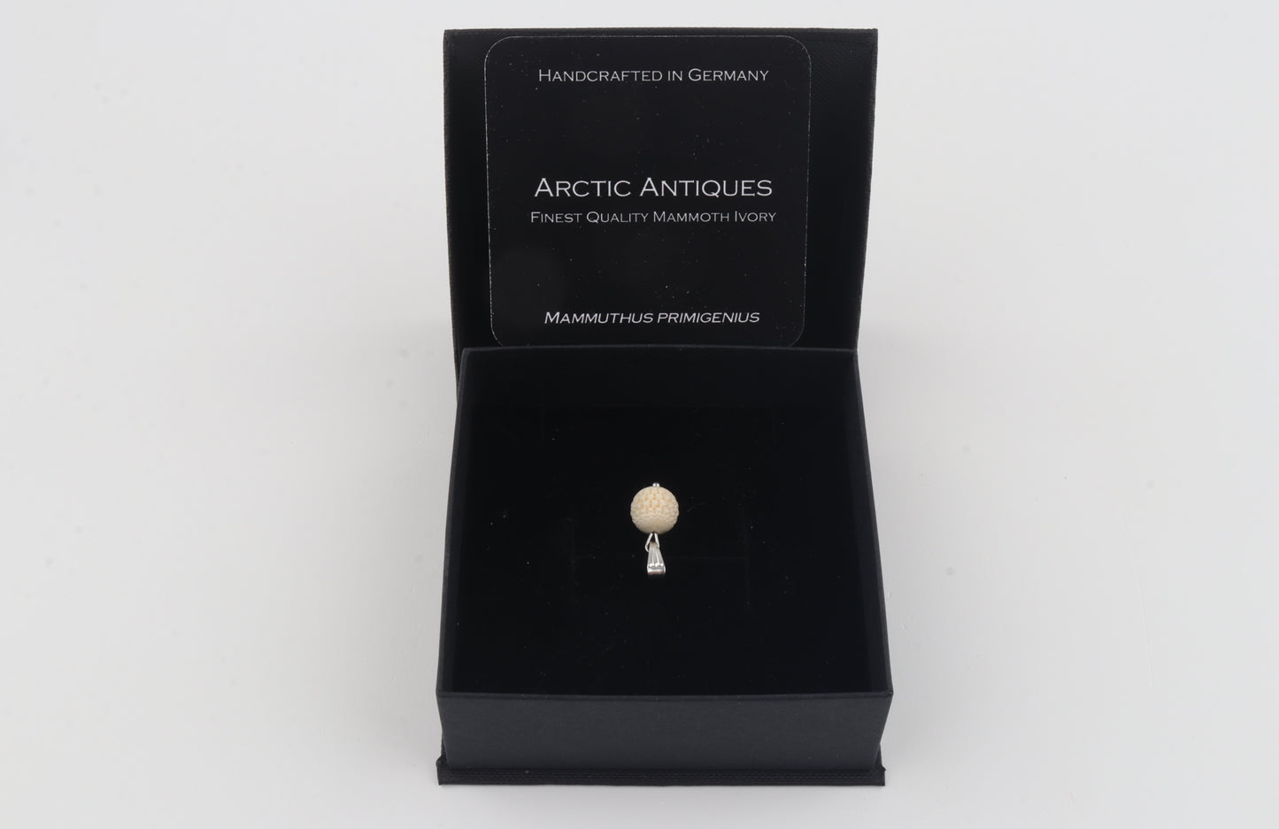 Carved Mammoth Ivory Pendant