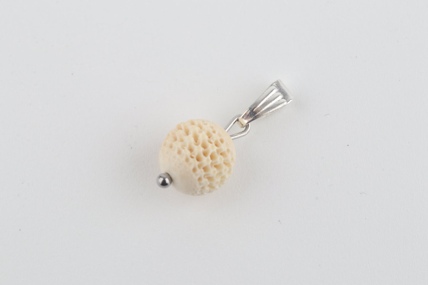 Carved Mammoth Ivory Pendant