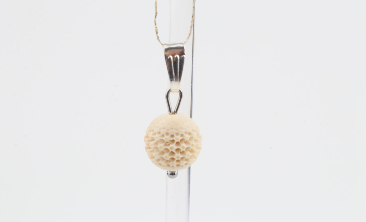 Carved Mammoth Ivory Pendant