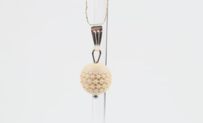Carved Mammoth Ivory Pendant