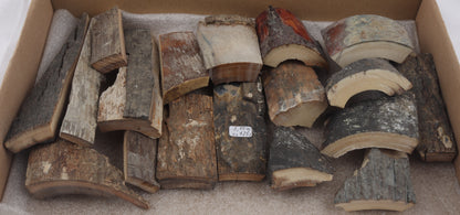 Raw mammoth bark pieces