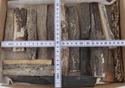Raw mammoth bark pieces