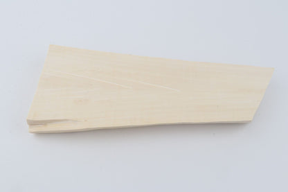 White mammoth ivory segment