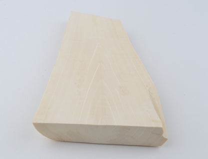 White mammoth ivory segment