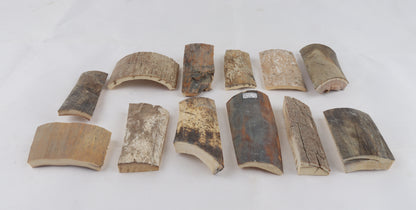 Raw mammoth bark pieces