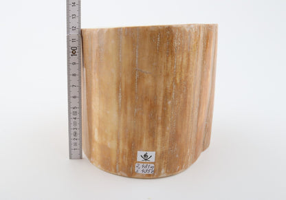 Round mammoth tusk piece