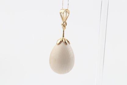 Mammoth Ivory Teardrop Pendant