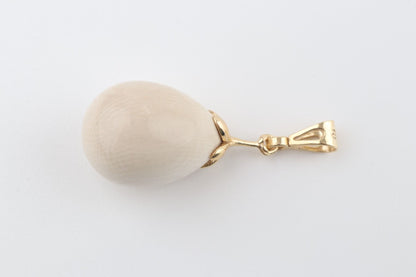 Mammoth Ivory Teardrop Pendant