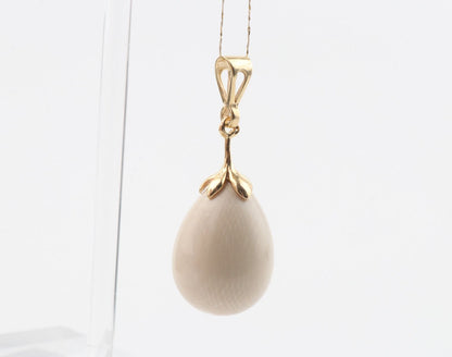 Mammoth Ivory Teardrop Pendant