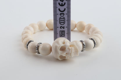 Mammoth Ivory Skull Bracelet