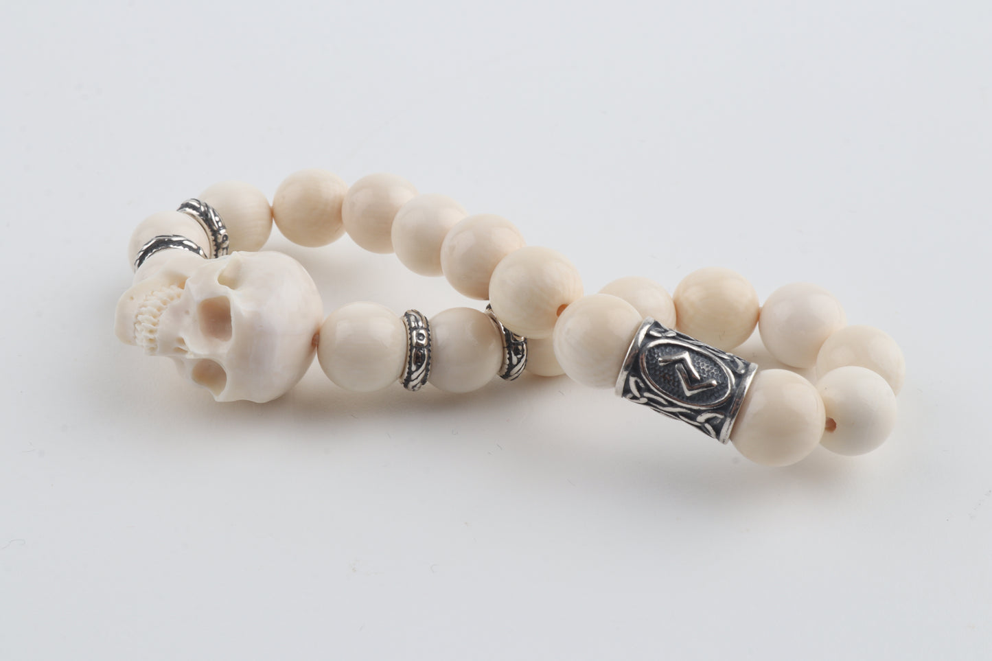 Mammoth Ivory Skull Bracelet