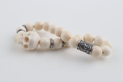 Mammoth Ivory Skull Bracelet