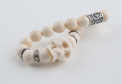 Mammoth Ivory Skull Bracelet