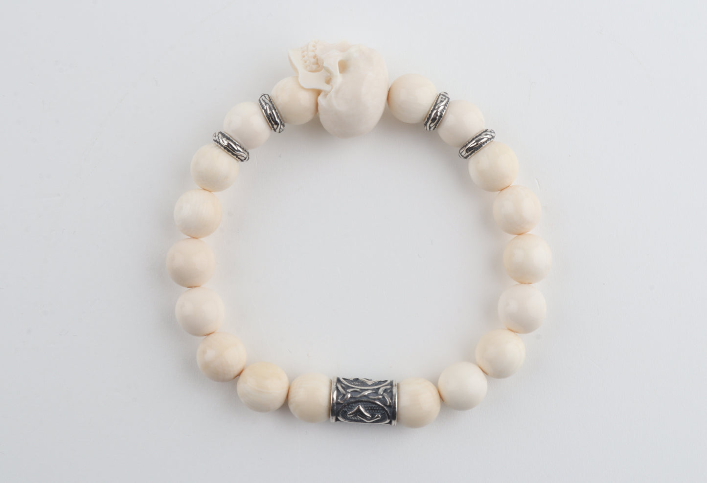 Mammoth Ivory Skull Bracelet