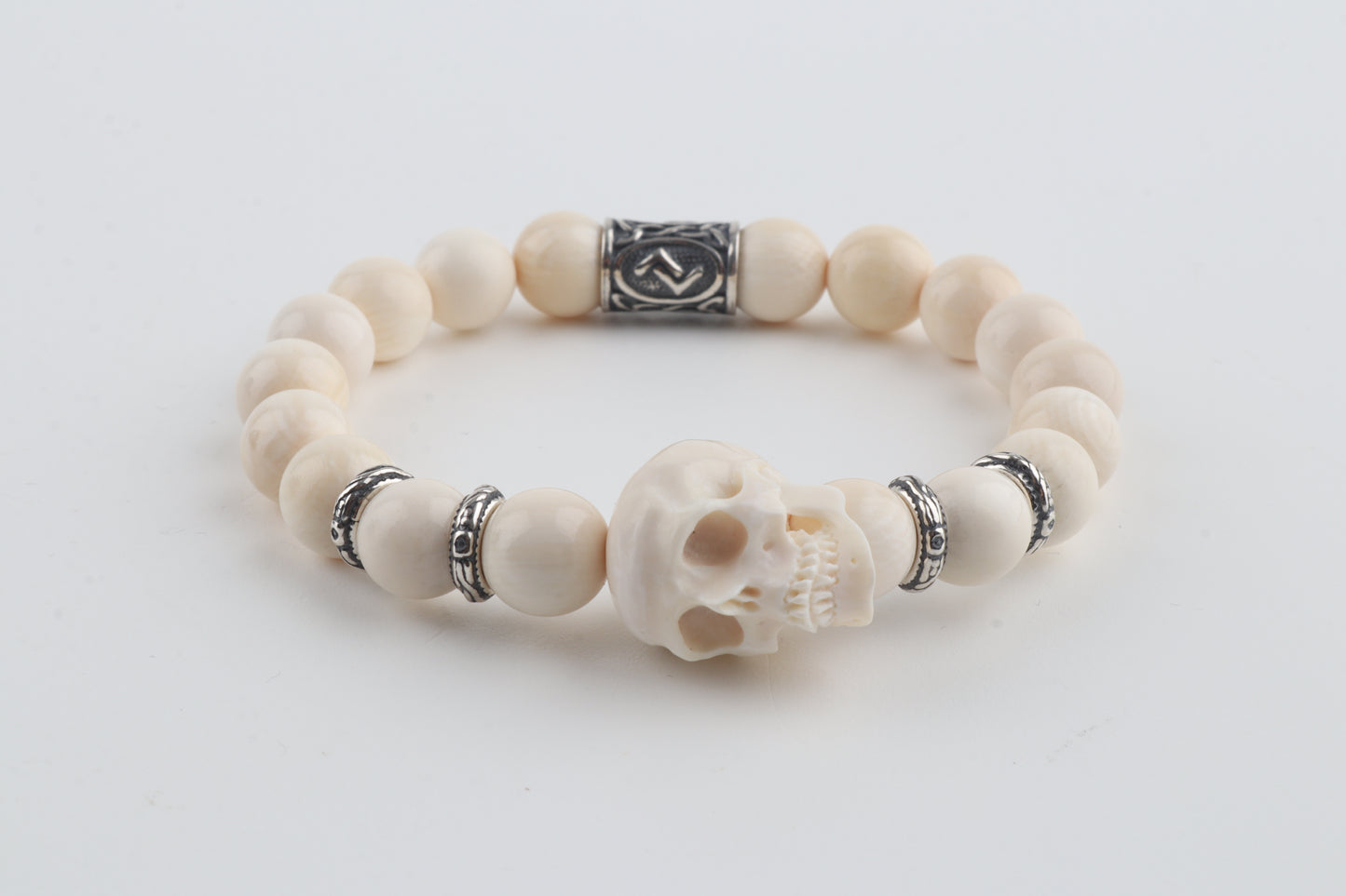 Mammoth Ivory Skull Bracelet