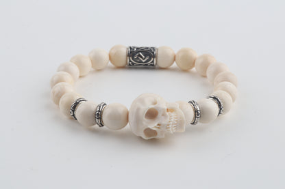 Mammoth Ivory Skull Bracelet