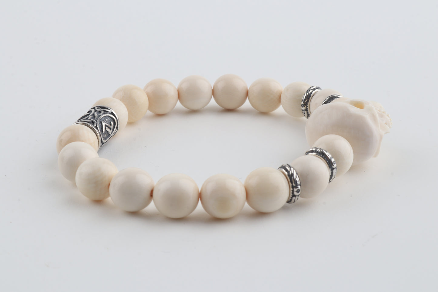 Mammoth Ivory Skull Bracelet