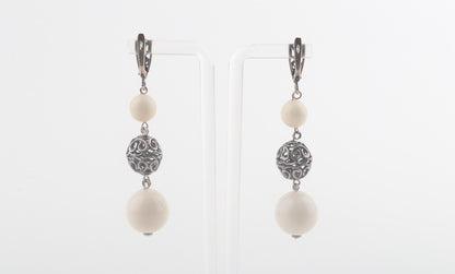 The Blizzard Mammoth Ivory Earrings