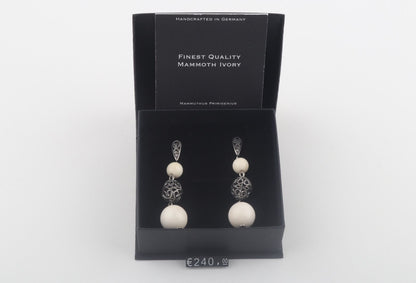 The Blizzard Mammoth Ivory Earrings