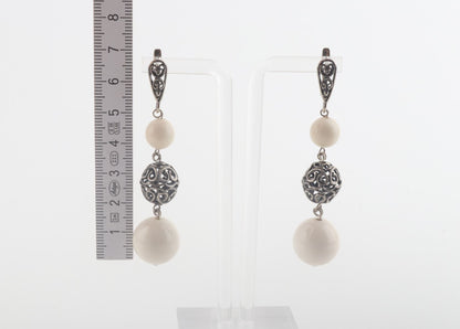The Blizzard Mammoth Ivory Earrings