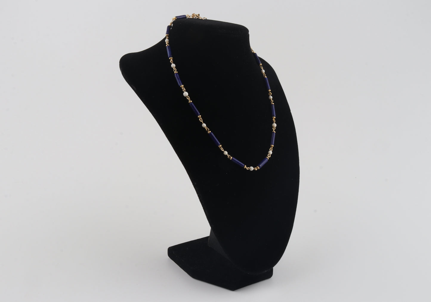 Lapis Lazuli & Mammoth Ivory Choker