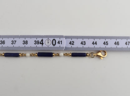 Lapis Lazuli & Mammoth Ivory Choker