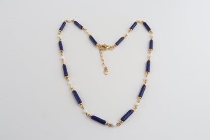 Lapis Lazuli & Mammoth Ivory Choker