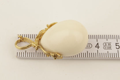 Mammoth Ivory Egg Pendant