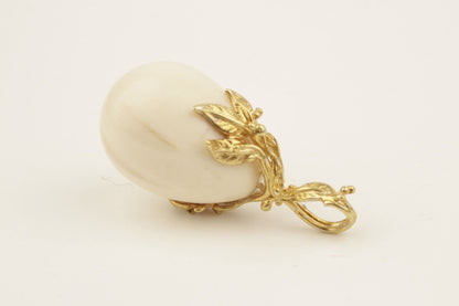 Mammoth Ivory Egg Pendant