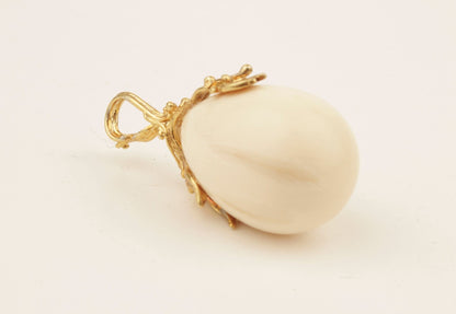 Mammoth Ivory Egg Pendant