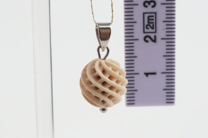 Carved Mammoth Ivory Pendant