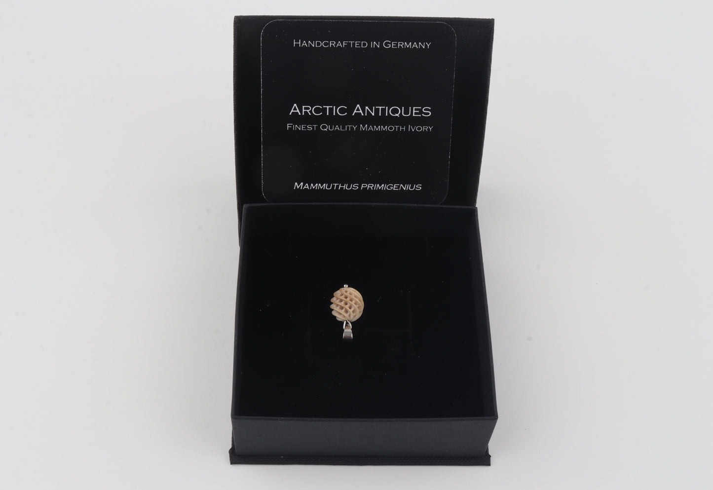 Carved Mammoth Ivory Pendant