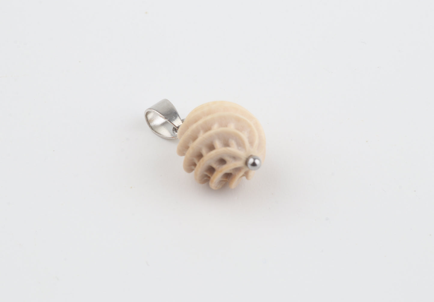 Carved Mammoth Ivory Pendant