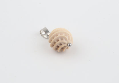 Carved Mammoth Ivory Pendant