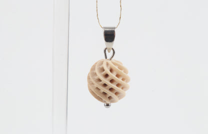 Carved Mammoth Ivory Pendant
