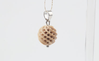 Carved Mammoth Ivory Pendant