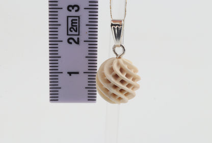 Carved Mammoth Ivory Pendant