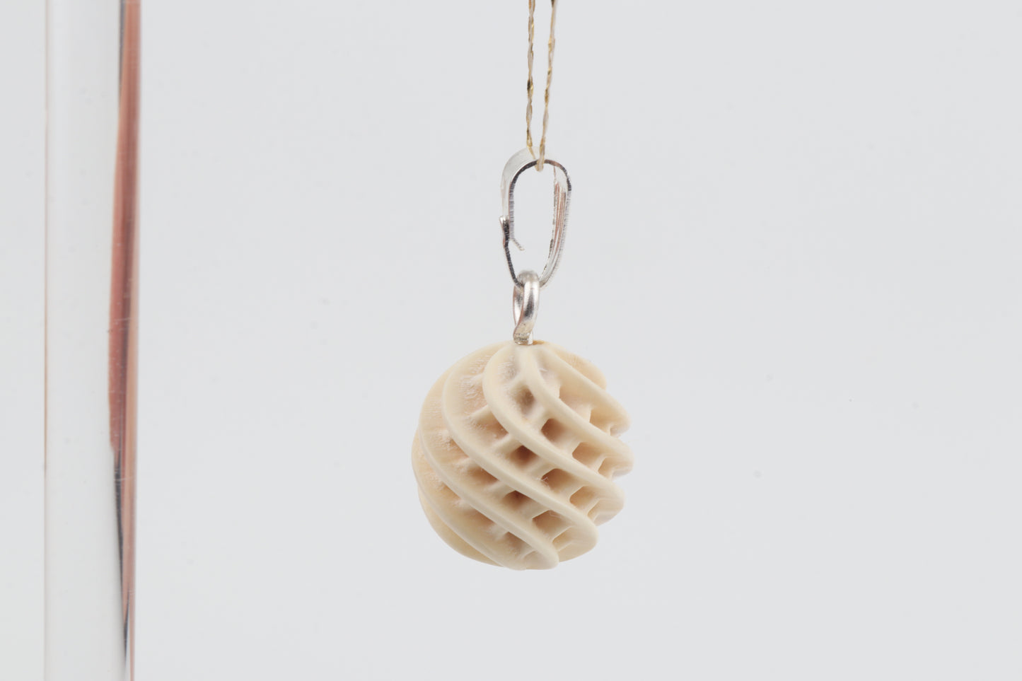 Carved Mammoth Ivory Pendant