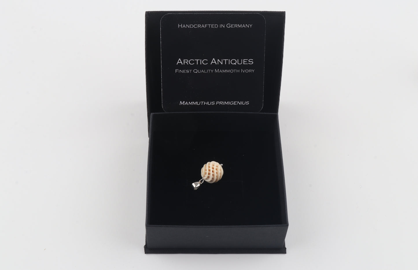 Carved Mammoth Ivory Pendant