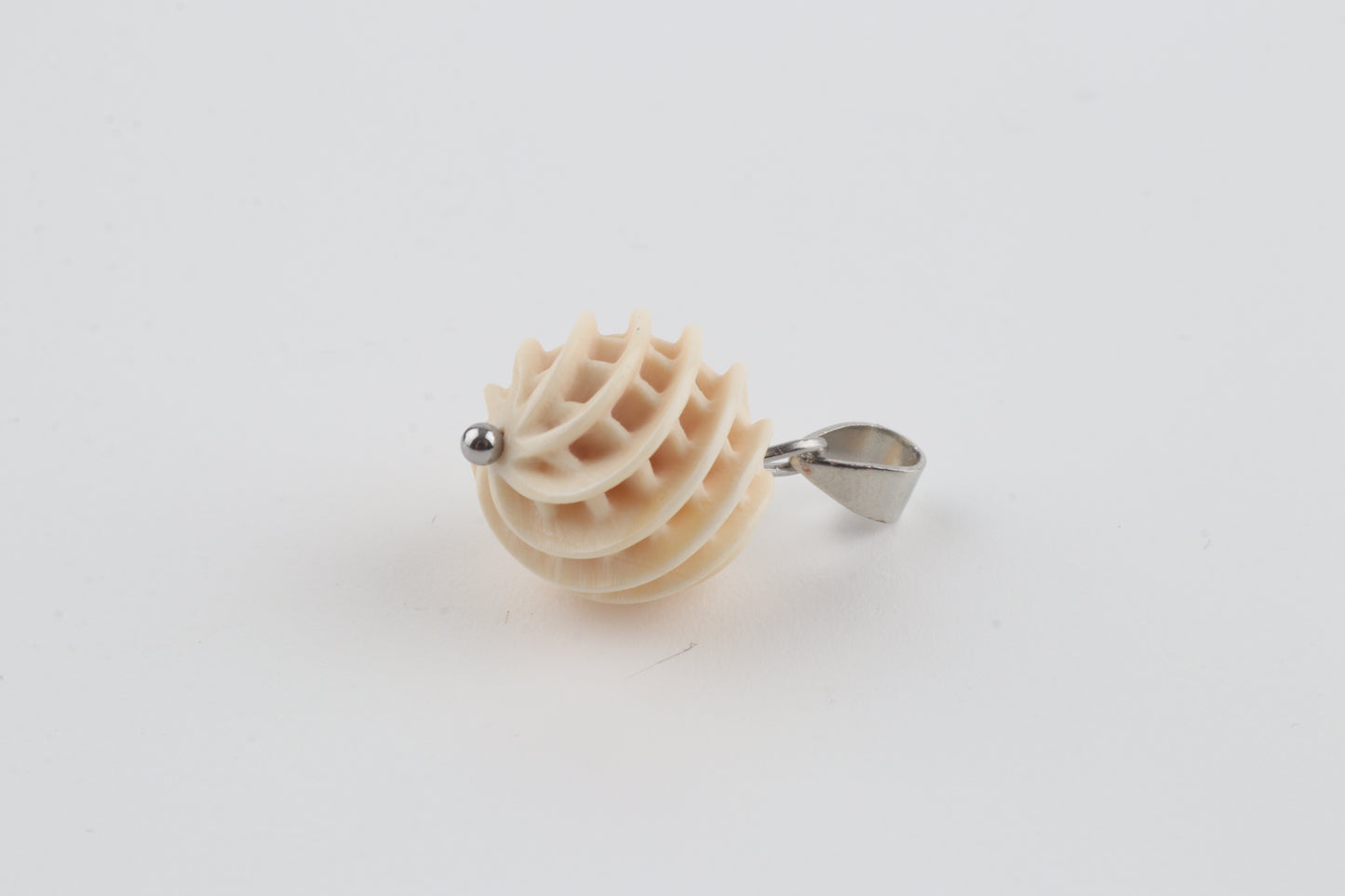 Carved Mammoth Ivory Pendant