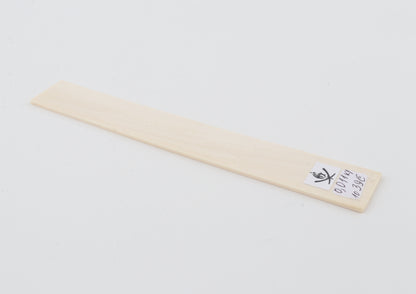 White mammoth ivory segment