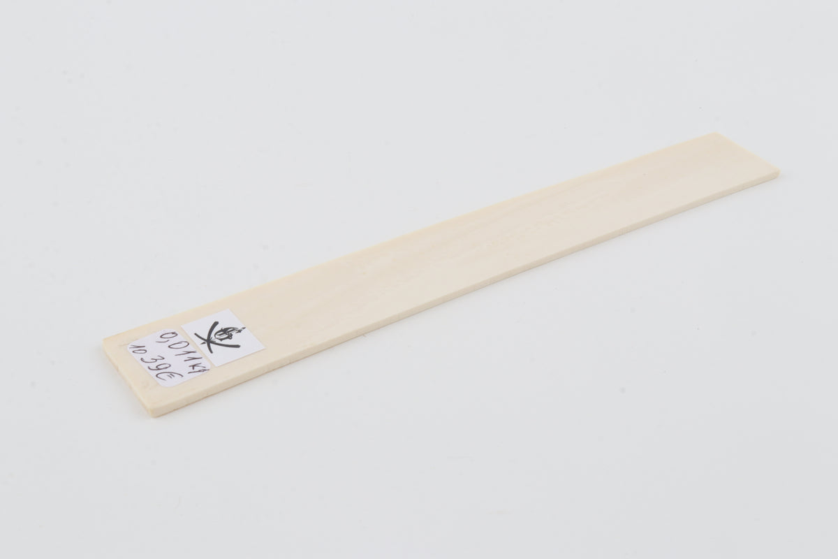 White mammoth ivory segment